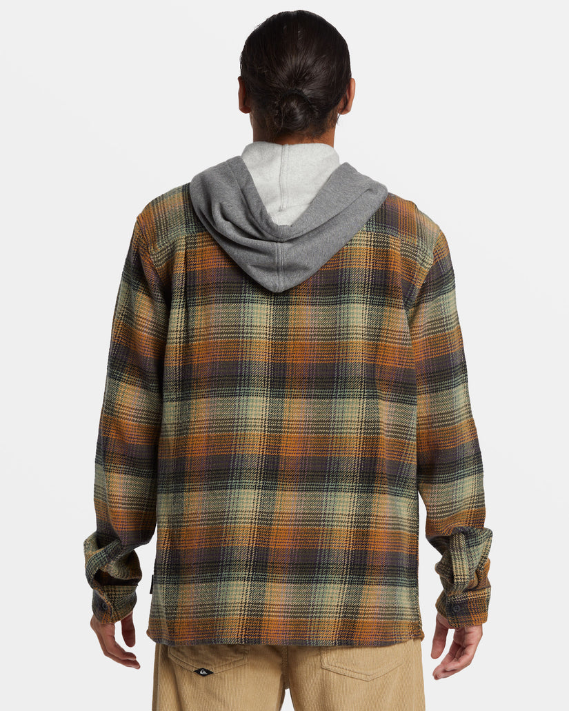 Sandbar Long Sleeve Flannel Shirt - Grape Leaf Sandbar Hooded Flan