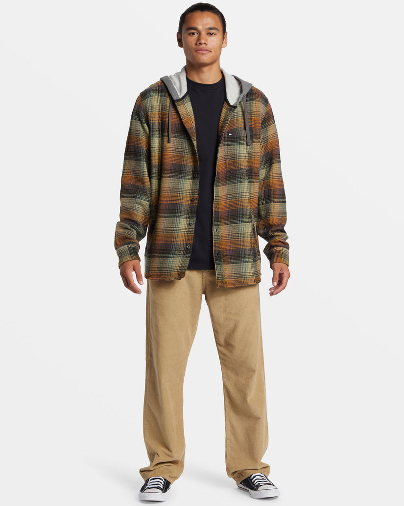 Sandbar Long Sleeve Flannel Shirt - Grape Leaf Sandbar Hooded Flan