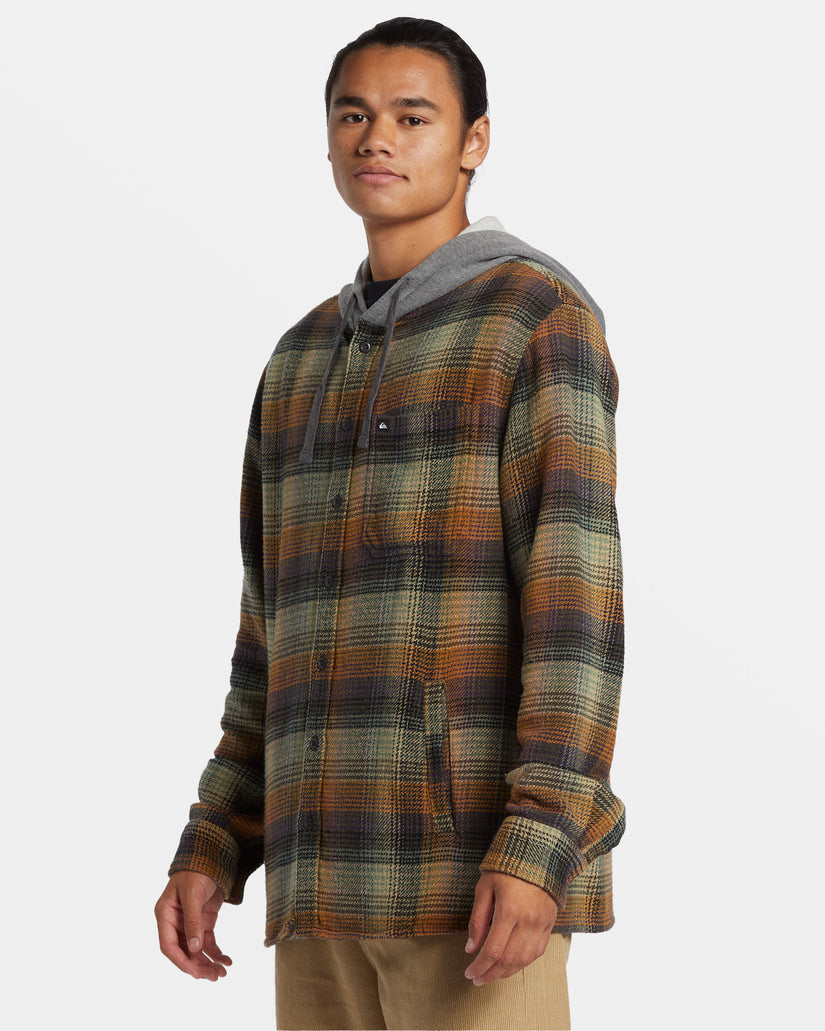 Sandbar Long Sleeve Flannel Shirt - Grape Leaf Sandbar Hooded Flan