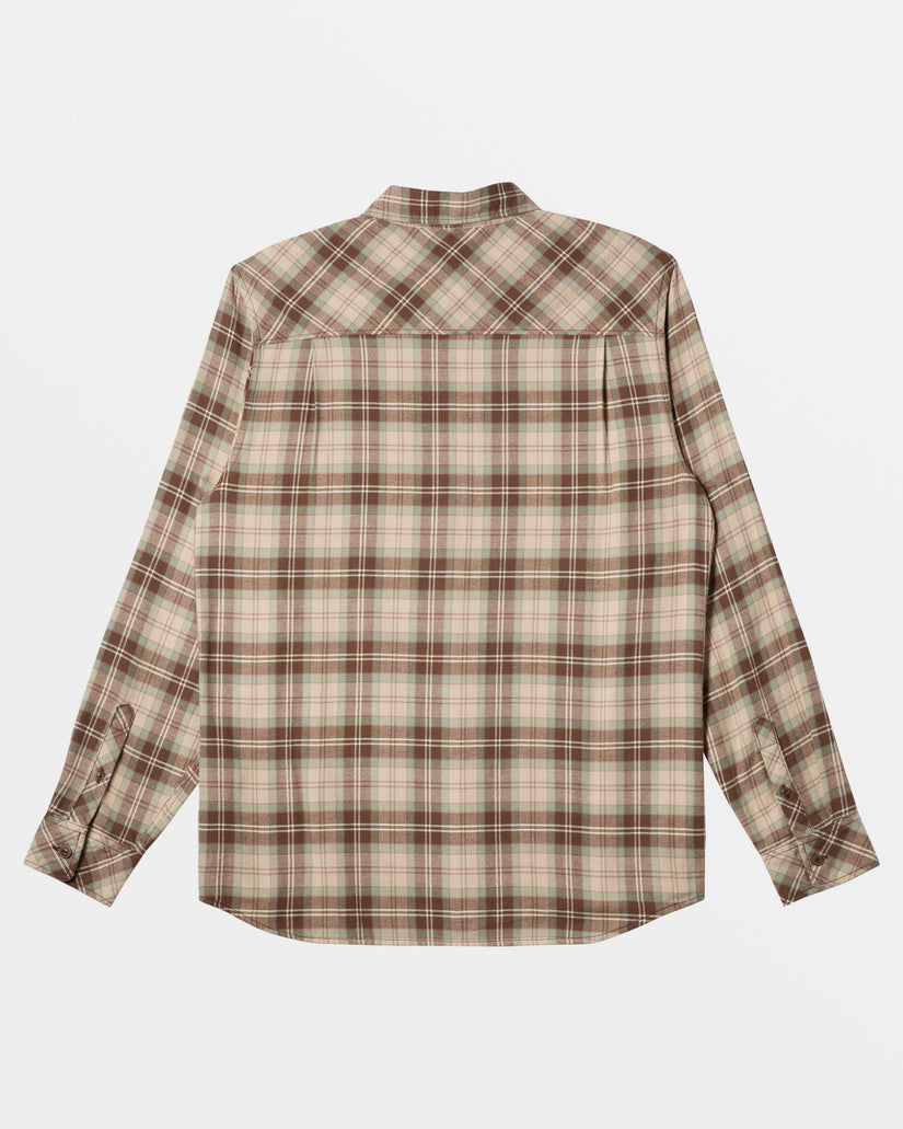 Ensign Classic Long Sleeve Flannel Shirt - Dark Brown Ensign Classic Flan