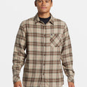 Ensign Classic Long Sleeve Flannel Shirt - Dark Brown Ensign Classic Flan