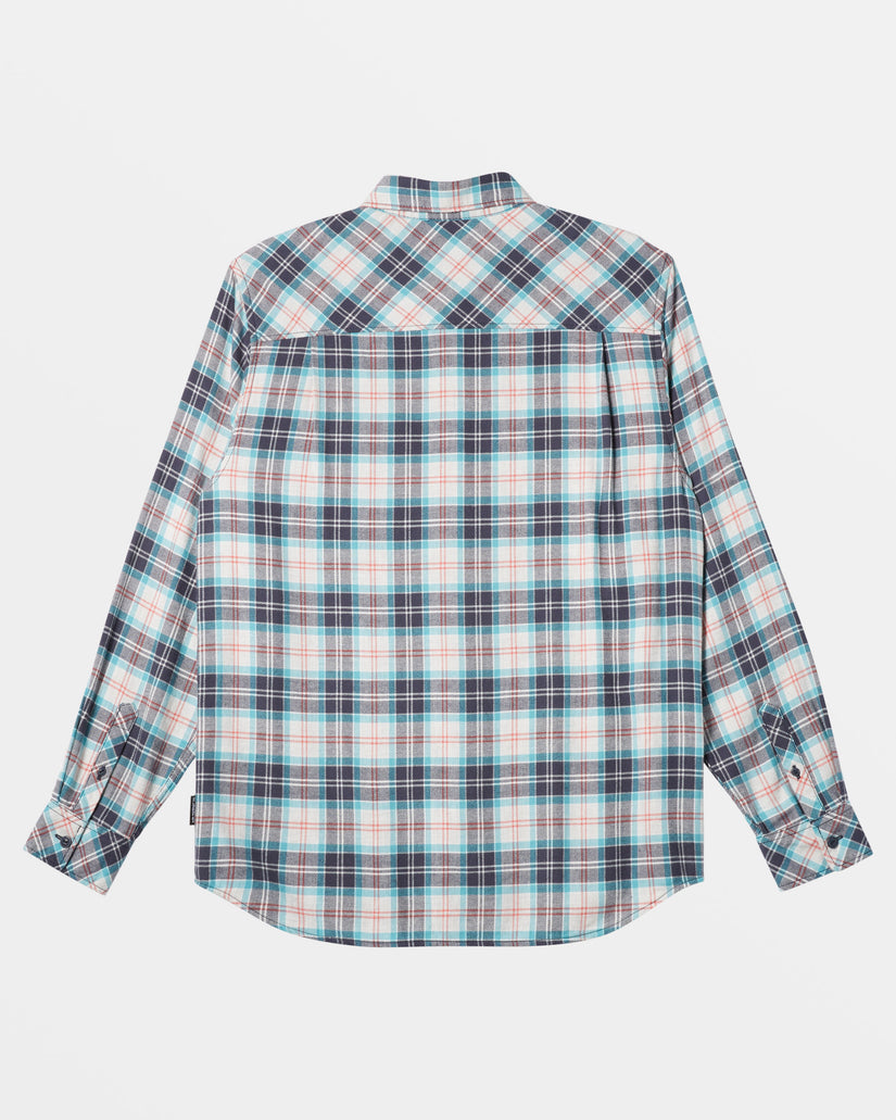 Ensign Classic Long Sleeve Flannel Shirt - White Marble Ensign Classic Fl