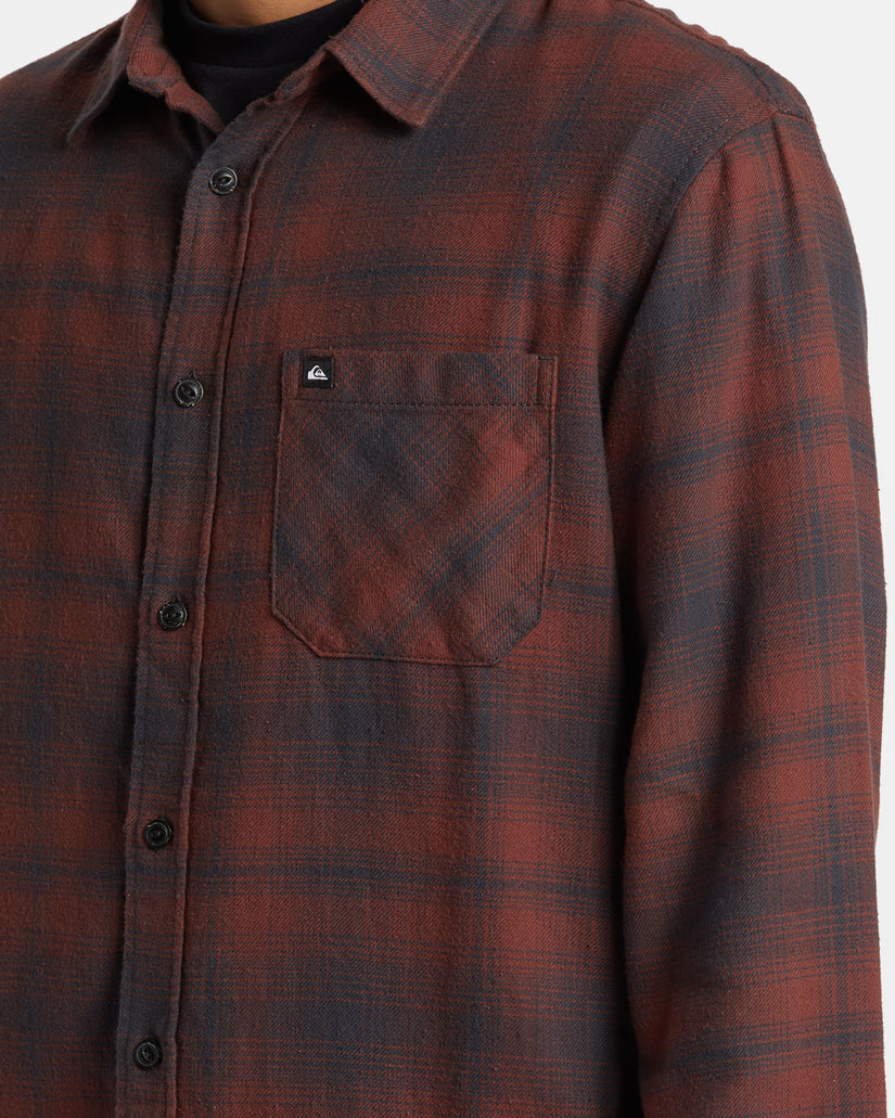 Lago Long-Sleeve Flannel - Brown Stone Lago Class Stch Fl