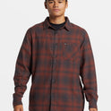 Lago Long-Sleeve Flannel - Brown Stone Lago Class Stch Fl