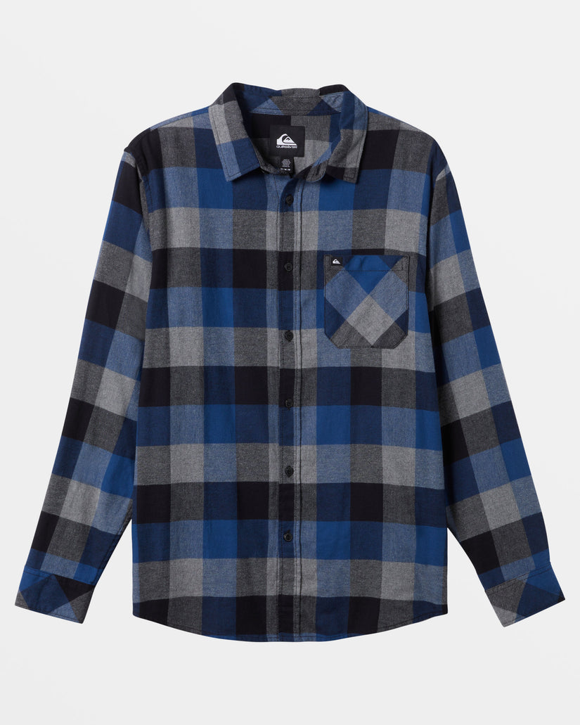 Motherfly Long Sleeve Flannel - Estate Blue Motherfly