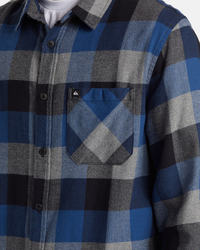 Motherfly Long Sleeve Flannel - Estate Blue Motherfly