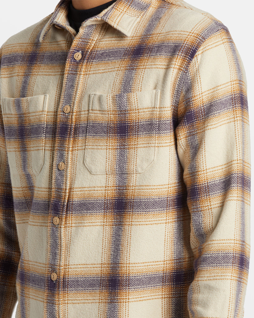 DNA Long Sleeve Flannel Shirt - Fog DNA Flannel