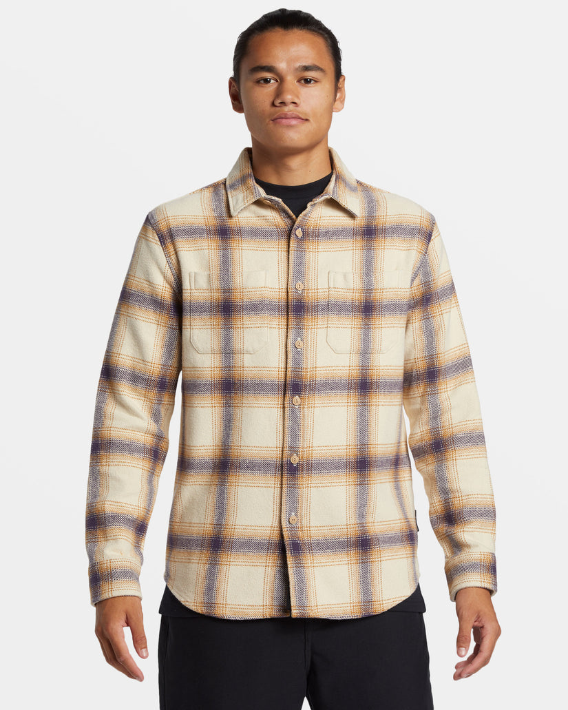 DNA Long Sleeve Flannel Shirt - Fog DNA Flannel