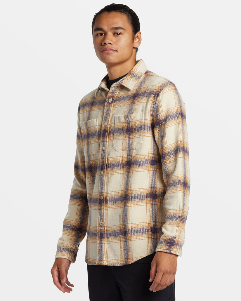 DNA Long Sleeve Flannel Shirt - Fog DNA Flannel