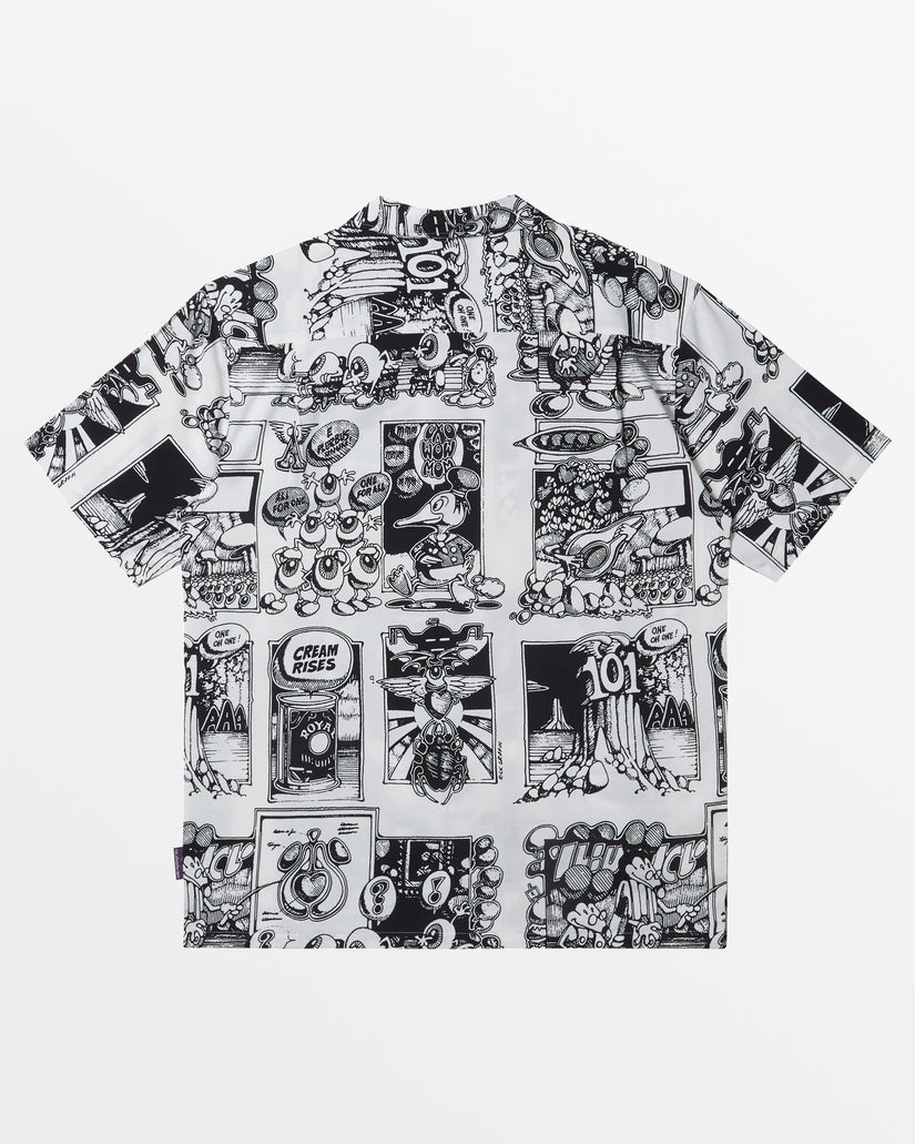 Rick Griffin Comix Short Sleeve Shirt - Black Rick Griffin Comix Ss