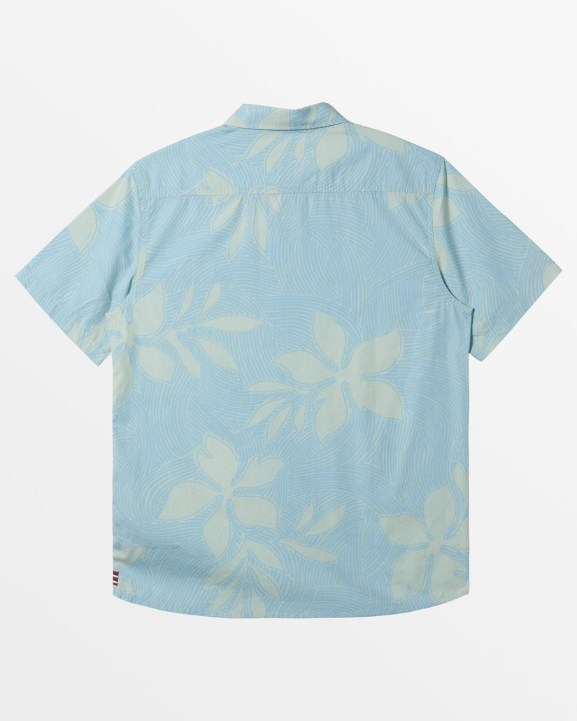 Hawaii Carved Paddle Short Sleeve Shirt -