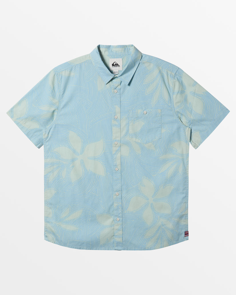 Hawaii Carved Paddle Short Sleeve Shirt -