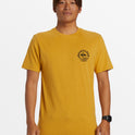 Circled Script T-Shirt - Mustard