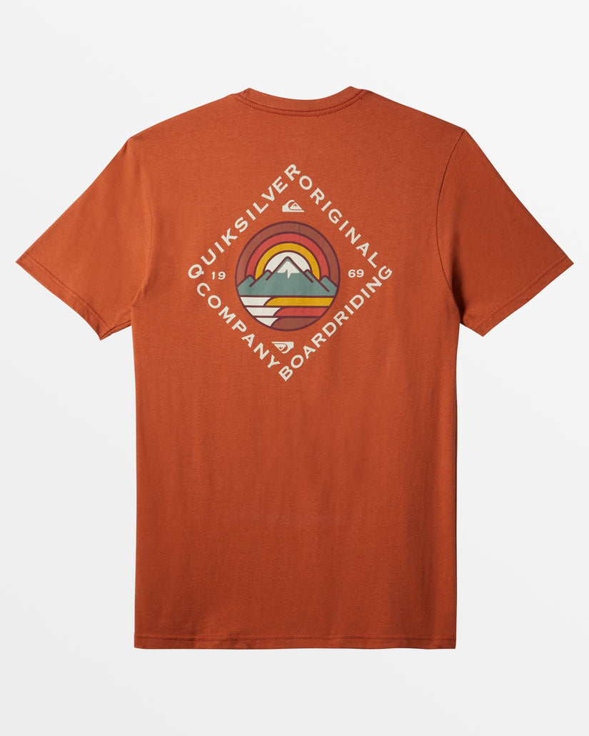 Scenic View T-Shirt - Baked Clay