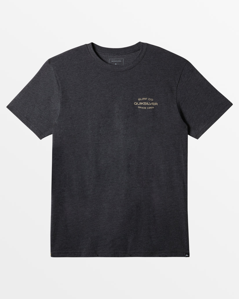 Surf Lockup T-Shirt - Charcoal Heather