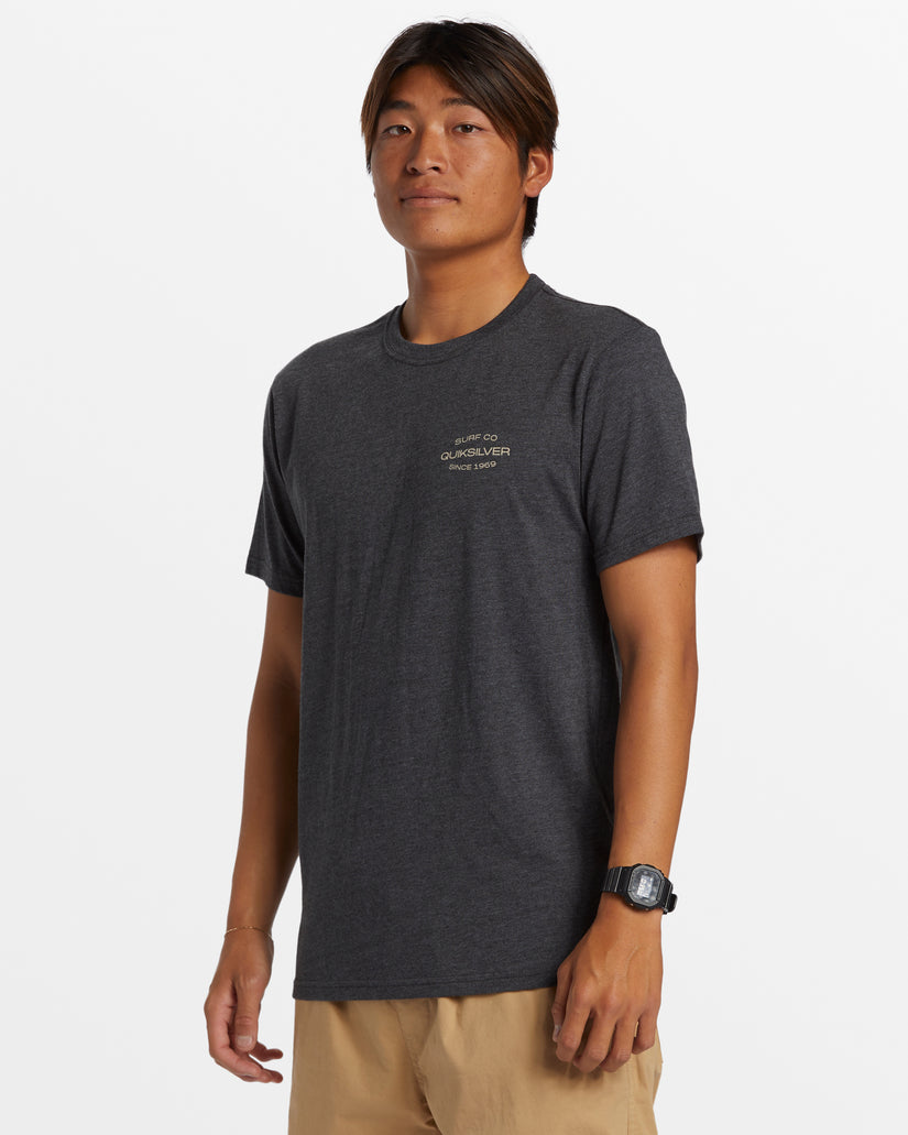 Surf Lockup T-Shirt - Charcoal Heather