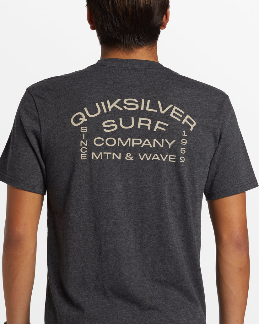 Surf Lockup T-Shirt - Charcoal Heather