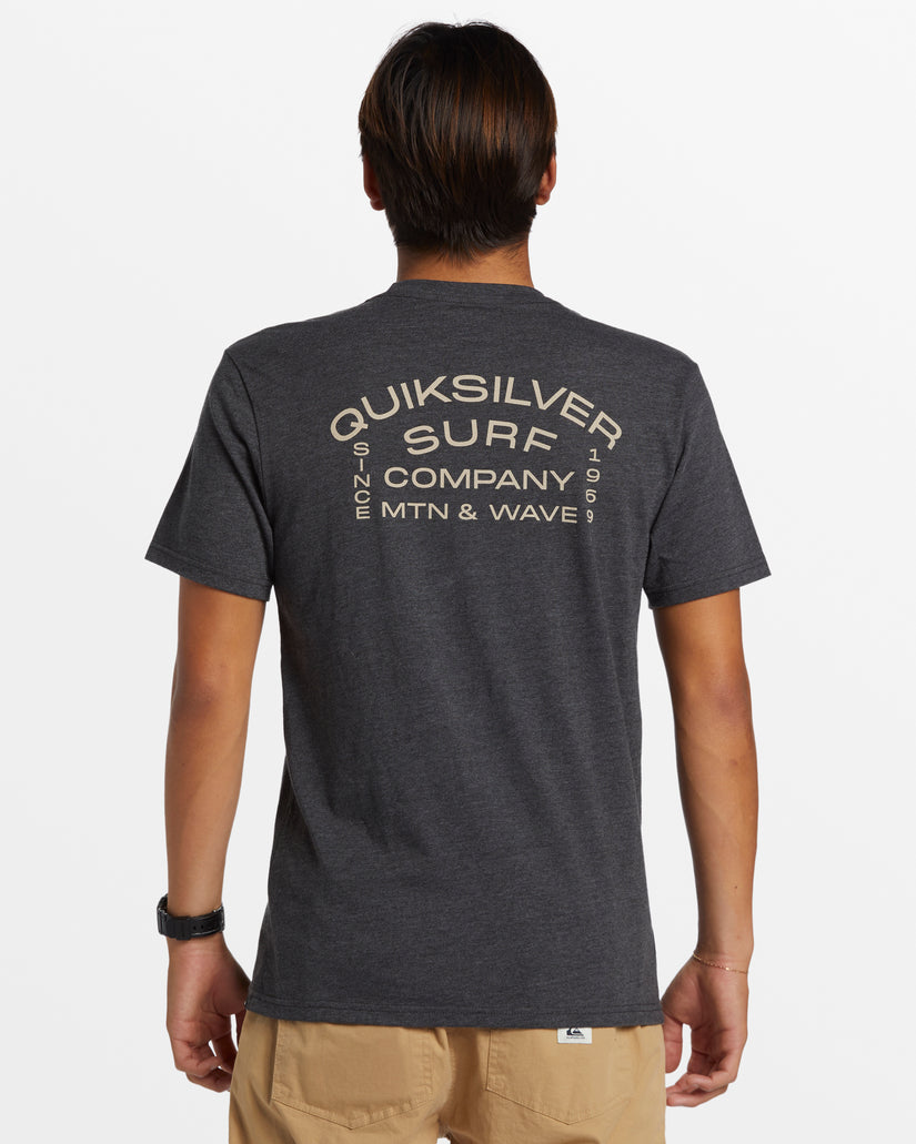 Surf Lockup T-Shirt - Charcoal Heather