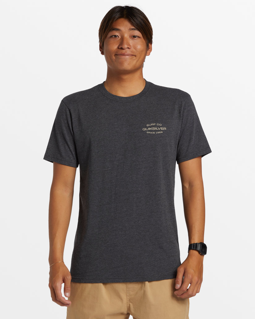 Surf Lockup T-Shirt - Charcoal Heather