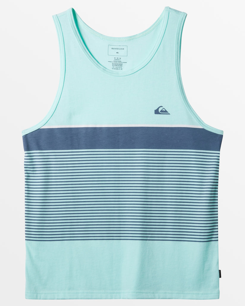 Tijuana Stripe Tank Top - Beach Glass Heather