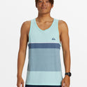 Tijuana Stripe Tank Top - Beach Glass Heather