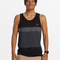 Tijuana Stripe Tank Top - Black