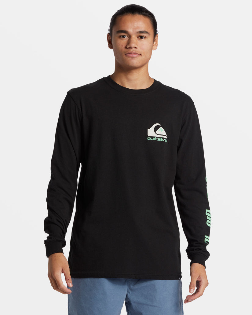 Omni Logo Long Sleeve T-Shirt - Black