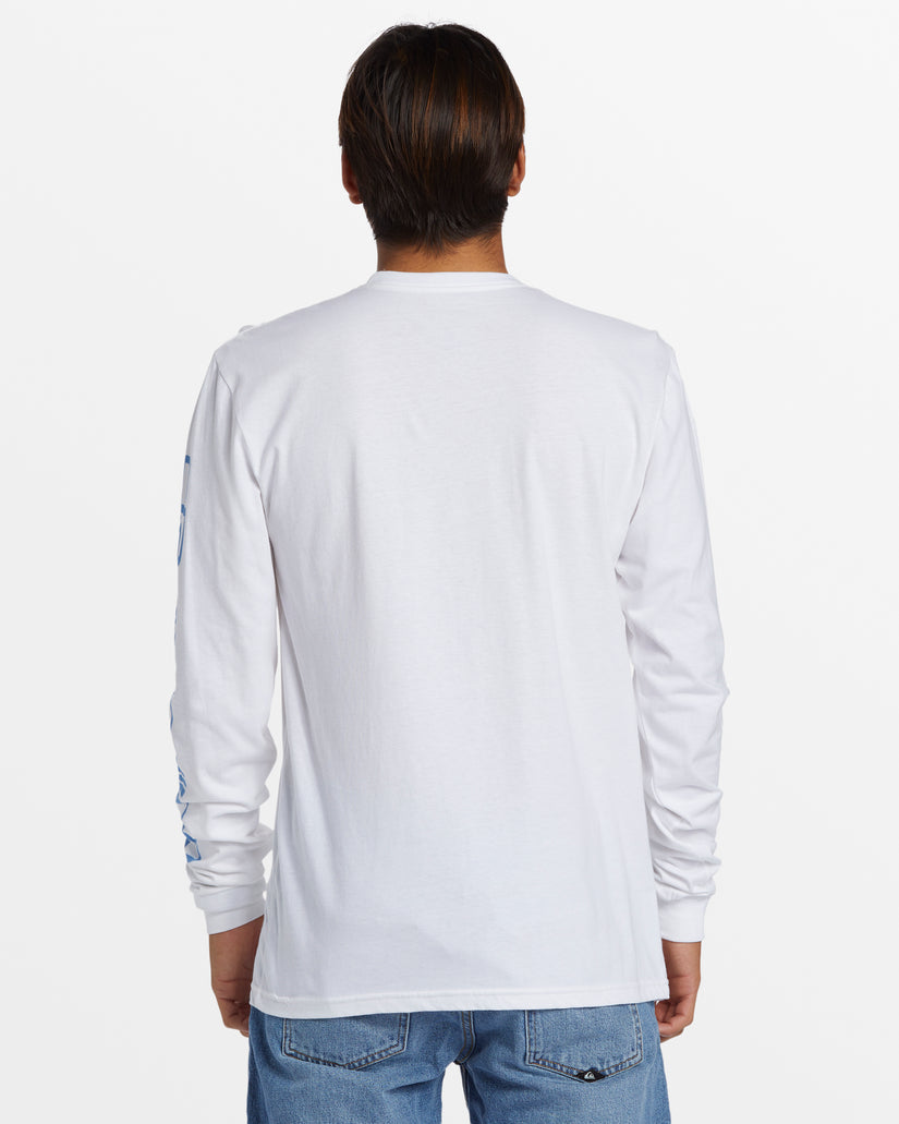 Omni Logo Long Sleeve T-Shirt - White