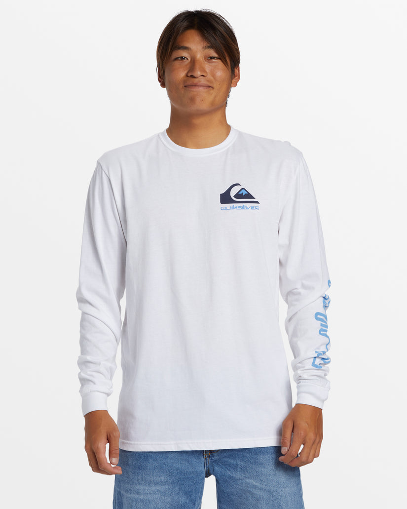 Omni Logo Long Sleeve T-Shirt - White