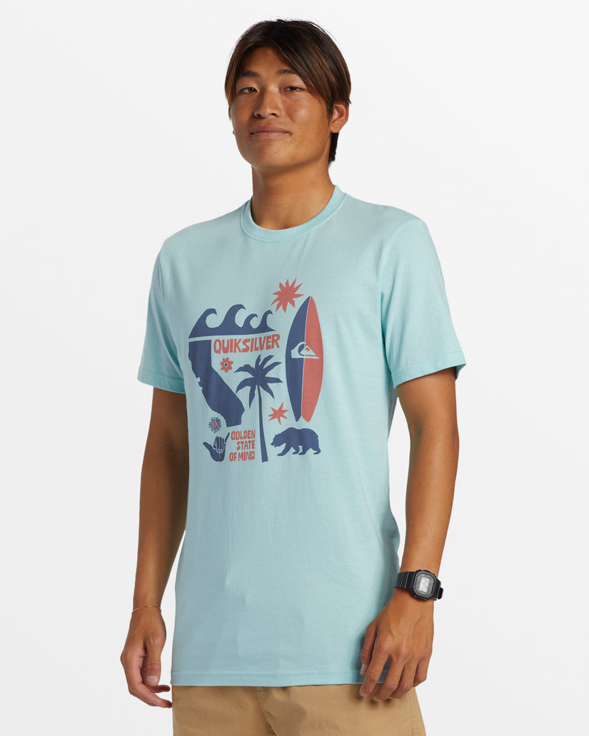 Ca Funshine T-Shirt - Pastel Turquoise