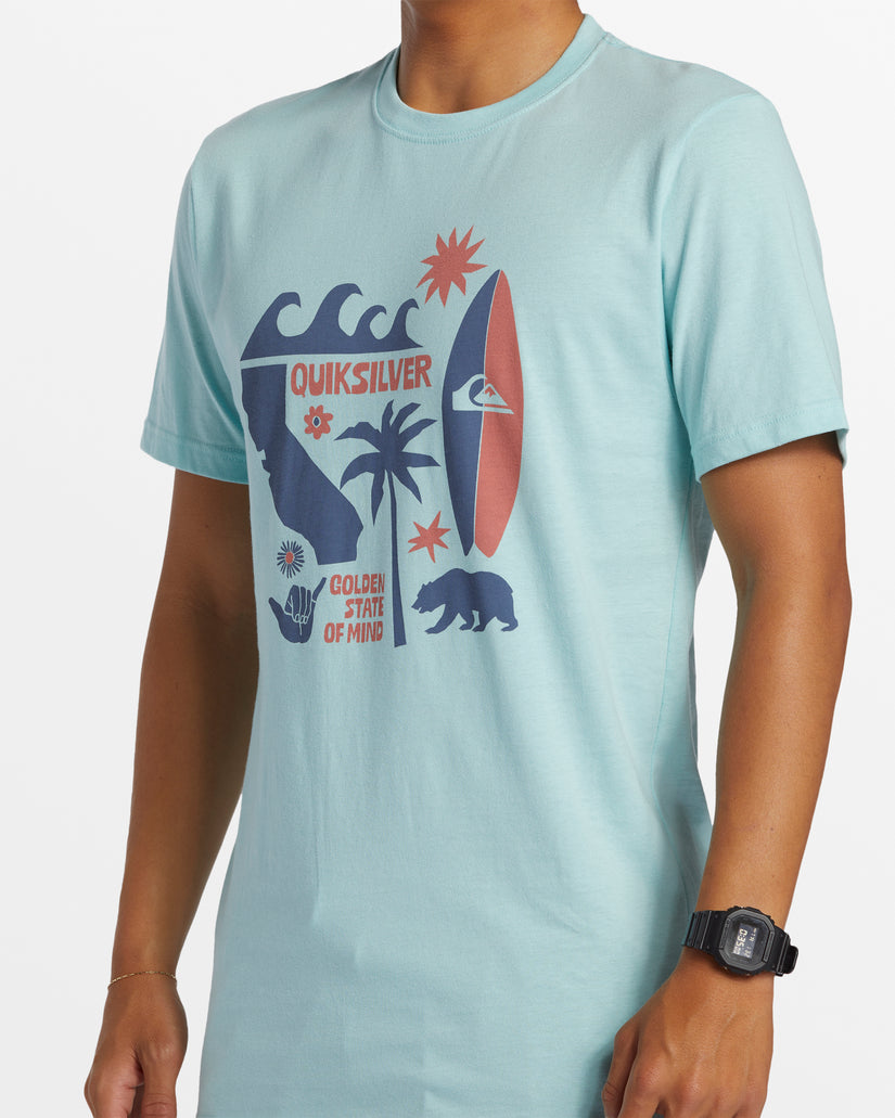 Ca Funshine T-Shirt - Pastel Turquoise