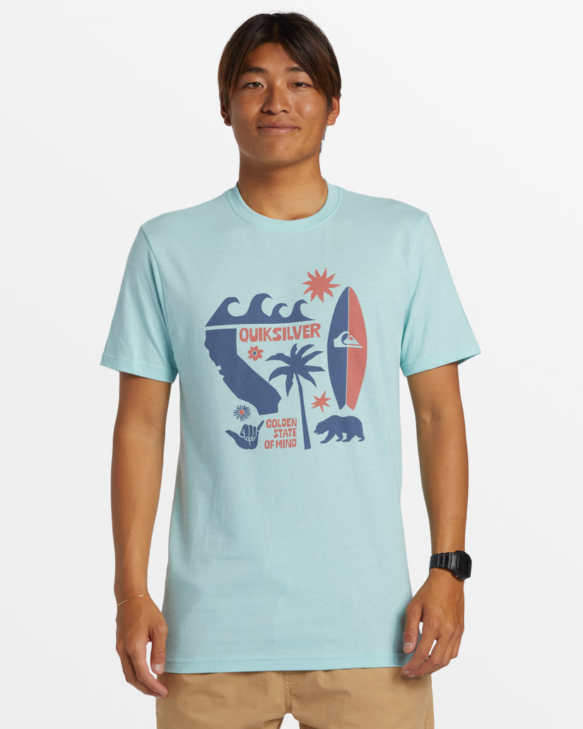 Ca Funshine T-Shirt - Pastel Turquoise