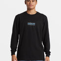 Omni Check Turn Long Sleeve T-Shirt - Black