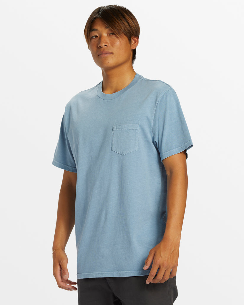 Salt Water Pocket Tee T-Shirt - Blue Shadow