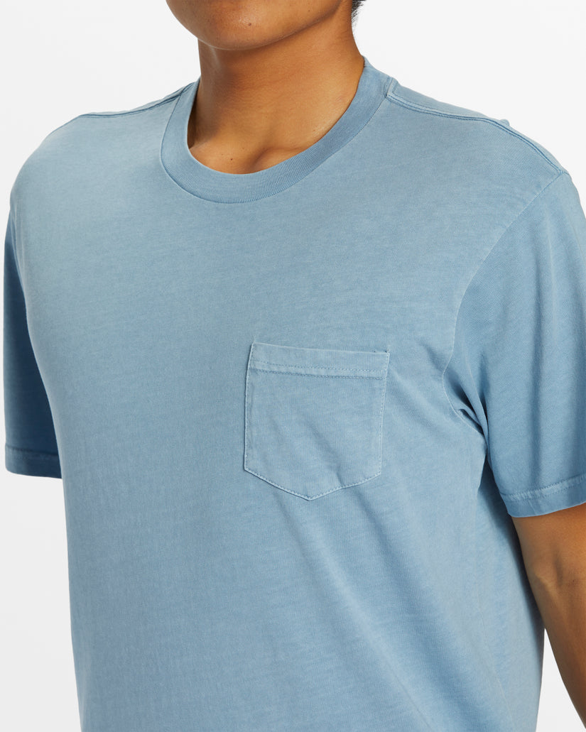 Salt Water Pocket Tee T-Shirt - Blue Shadow