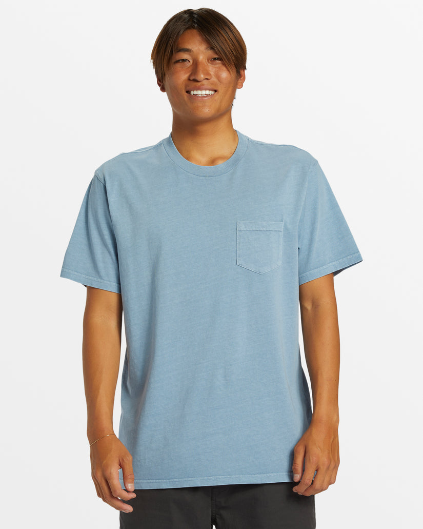 Salt Water Pocket Tee T-Shirt - Blue Shadow