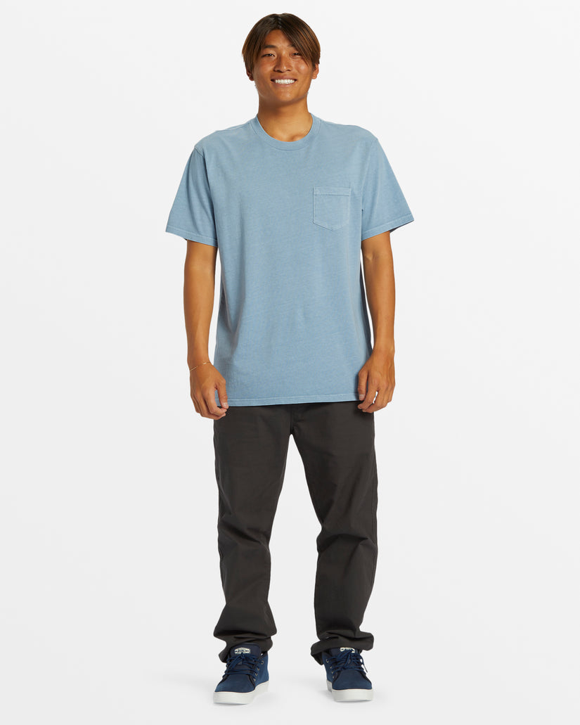 Salt Water Pocket Tee T-Shirt - Blue Shadow