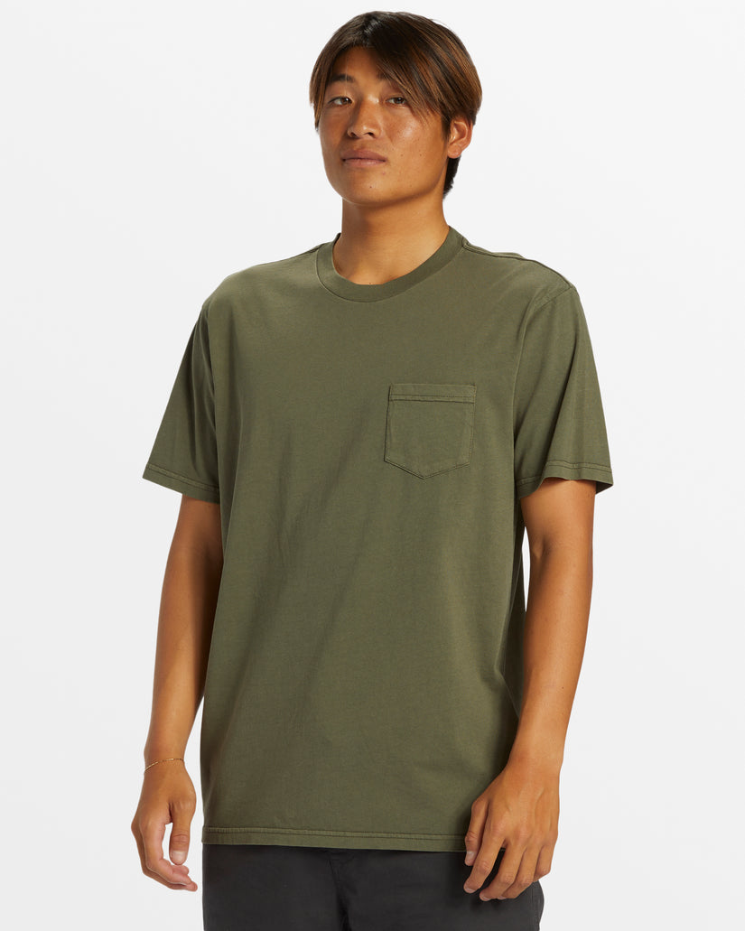 Salt Water Pocket Tee T-Shirt - Grape Leaf