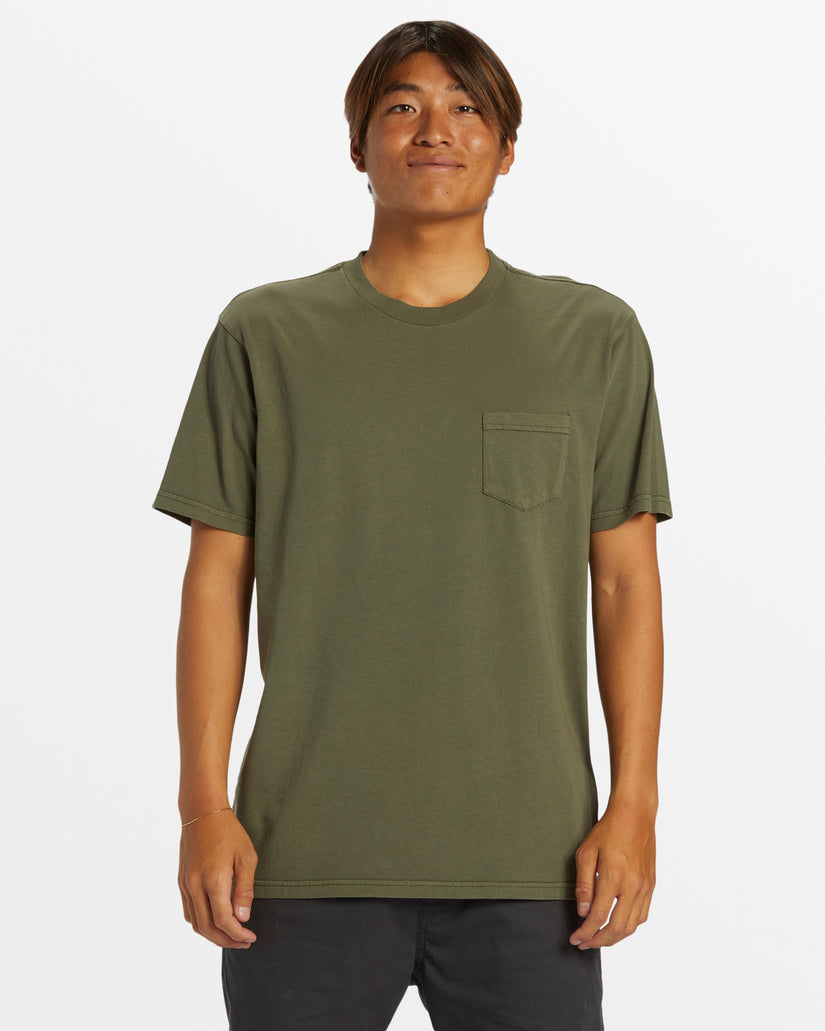 Salt Water Pocket Tee T-Shirt - Grape Leaf