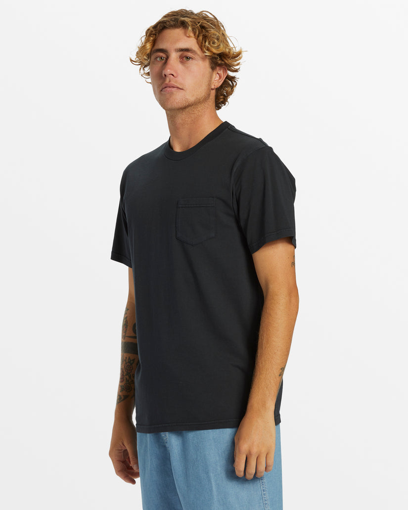 Salt Water Pocket Tee T-Shirt - Black