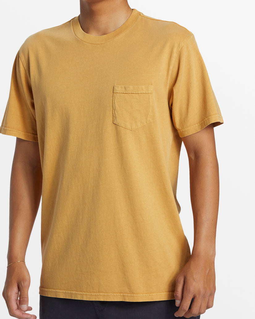 Salt Water Pocket Tee T-Shirt - Mustard