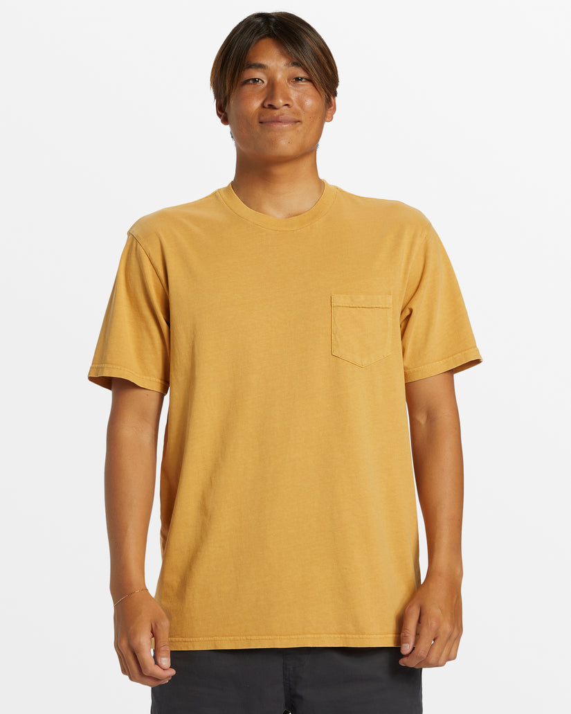 Salt Water Pocket Tee T-Shirt - Mustard