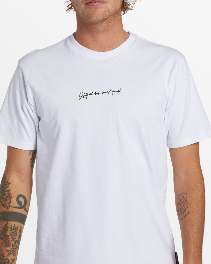 Rushed Logo DNA T-Shirt - White