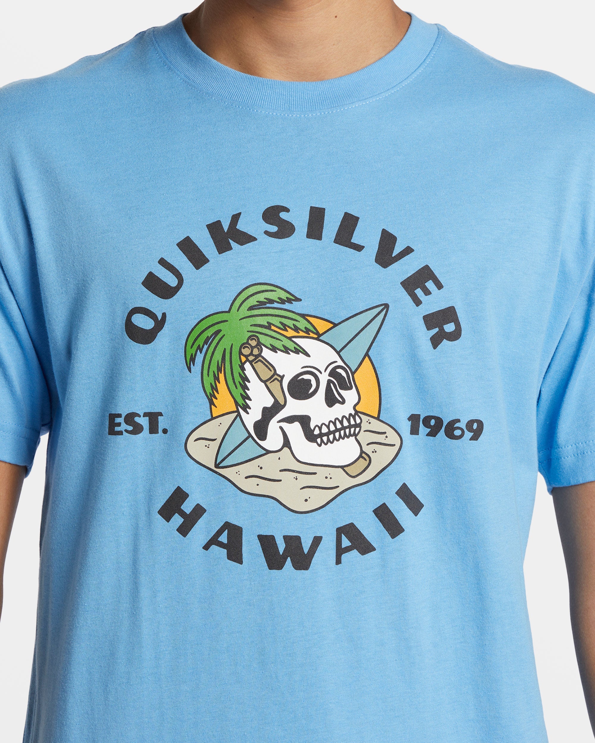 Quiksilver skull t shirt hotsell