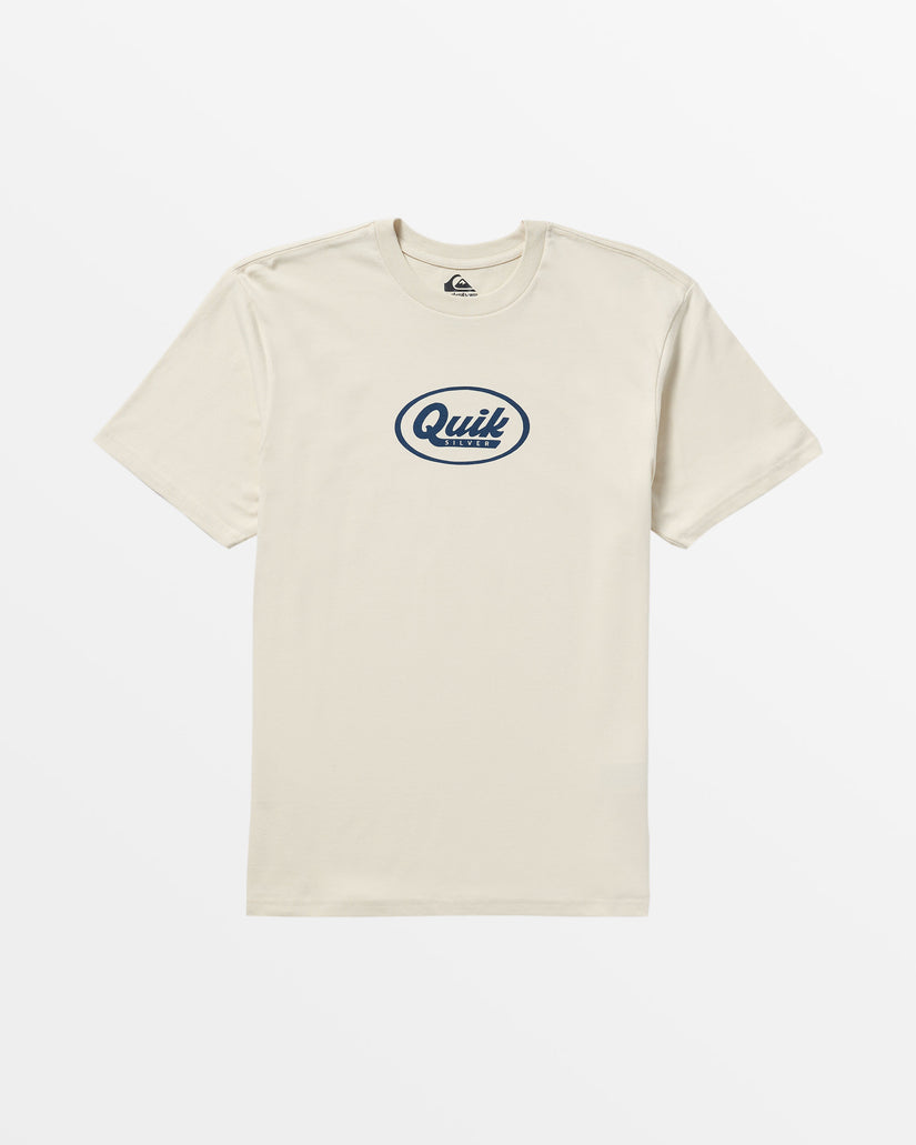 Speedy Script T-Shirt - Silver Birch