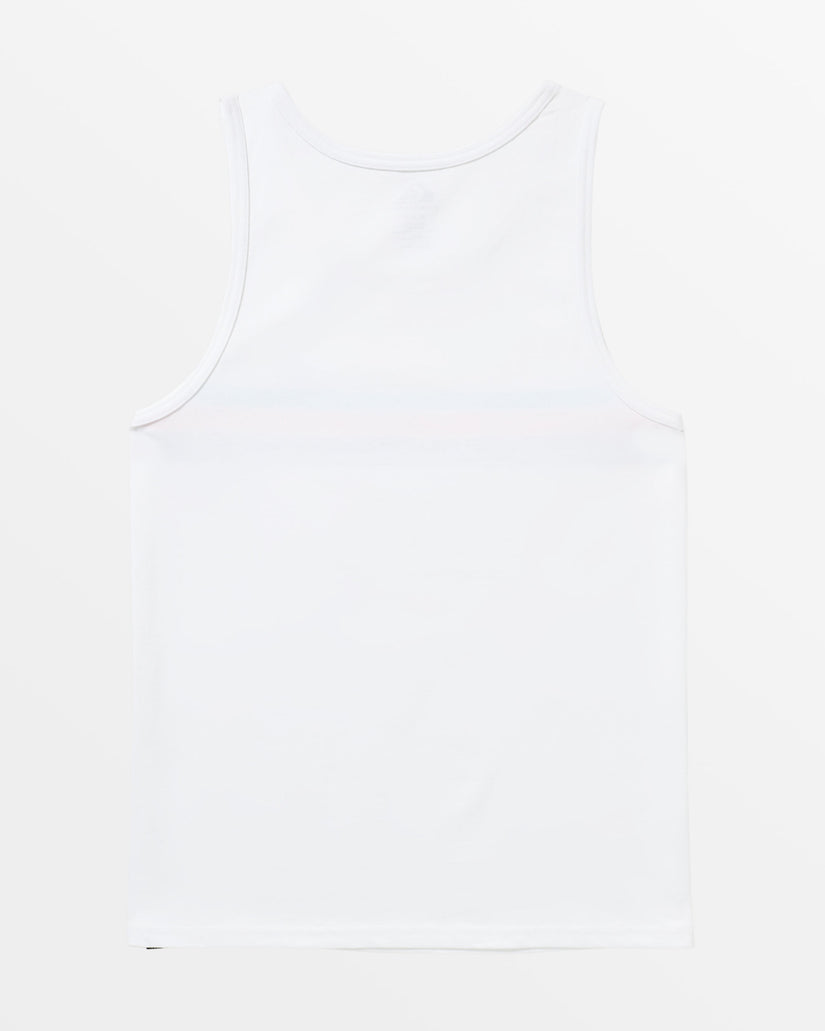 Everyday Stripe Tank - White