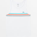 Everyday Stripe Tank - White