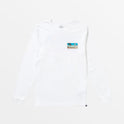 Line Up Long Sleeve T-Shirt - White