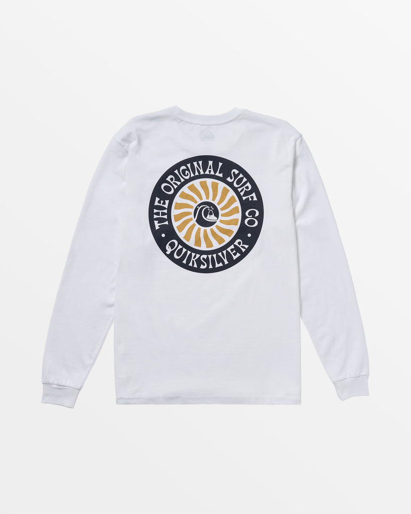 Bloom Cycle Long Sleeve T-Shirt - White