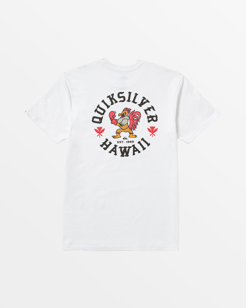 Hawaii Rooster T-Shirt - White